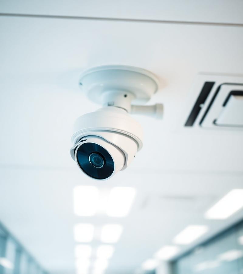 Indoor CCTV office installation